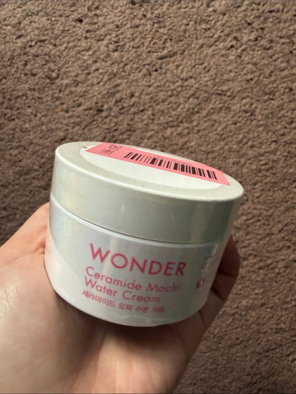 Tonymoly Wonder Ceramide Mochi Water Cream - Pink - Picture 2 of 2
